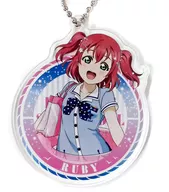 黒澤ルビィ 「セガコラボカフェ ラブライブ!スクフェスシリーズ アクリルキーホルダー(Aqours マーメイド編)」