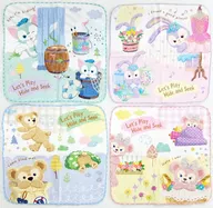 Collection Mini Towel 4-Pack Set "Duffy's Hide-and-Seek" Tokyo DisneySea Limited