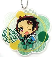 Tanjiro Kamado' Demon Slayer: Kimetsu no Yaiba Ehōme Paja Character Acrylic Key Holder 3 rd Edition'