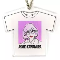 Ayano Kawamura Collection T-shirt style key holder "Angerme concert tour 2020 spring LOCK ON! ROCK ON!"