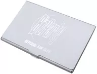 B'z Business Card Case (Silver / Round Logo) "Official Fan Club B'z Party" continued privilege