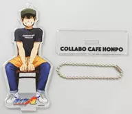 Sawamura Eijun Acrylic Stand Key Holder 「 Ace of Diamond ×COLLABO CAFE HONPO 」