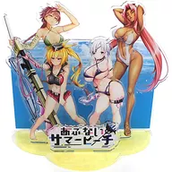 Summer Beach Acrylic Diorama Stand 「 vs. 魔忍 RPGX 」 C98 Goods