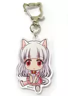 Momo Hanasaki "Uchi no Tama! ~ Don't you know my Tama? ~ Petanko Trading Acrylic Key Holder"