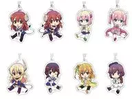 8-Type Set "Machikado Mazoku Petanko Trading Acrylic Strap"