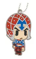 Guido Mister "JOJO'S BIZARRE ADVENTURE Gohei Golden Wind Jojo's Pitpatapop Rubber strap ブチャラティチーム"