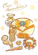 Cure Sunshine (Yellow) half big towel cosmetics arrangement design "HEARTCATCH PRECURE!"