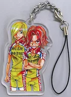 Hajime Aoyagi & Kaburagi Issa Acrylic Strap "YOWAMUSHI PEDAL" Animega Limited Store Only