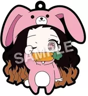 Nezuko Kamado "Eforome Demon Slayer: Kimetsu no Yaiba Paja Character Rubber Strap Series 5"