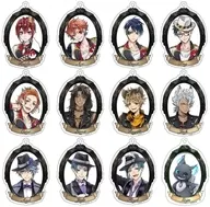 Set of 12 items "Disney: Twisted-Wonderland Blind Acrylic Key Holder Collection Vol. 1"