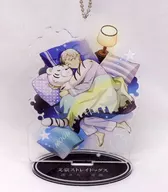 Atsushi Nakajima 「 BUNGO STRAY DOGS : Mukai Inu Kaiki Tan ×COLLABO CAFE HONPO, etc. Acrylic Stand Key Holder 1 st 」