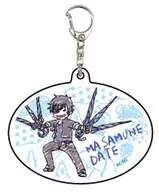 Date Masamune "Acrylic Key Holder Gakuen BASARA 04. Baiu ver. Graph Art Design"