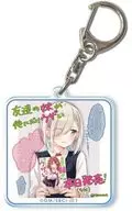 Design 05 (Tsukino Shin Mori White / A) Acrylic Key Holder "My Friend's Sister Is Just Me"