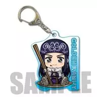 Asirpa Gochi-Kyara Acrylic Key Holder "GOLDEN KAMUY"