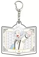 "Reading Men's Voice Acrylic Key Holder 02" by Toru Shirahama