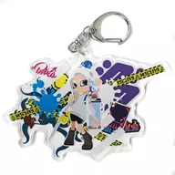 Girl (Taco / CROSSING Splatoon (Splaton)) Big Acrylic Key Holder "Nintendo Tokyo"