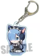 Rem Nekokaburi Acrylic Key Holder "Re:ZeRo Starting Life in Another World"