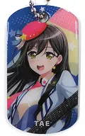 Tae Hanazono "bAng Dream! 8th ☆ LIVE Trading Dog Tag Key Holder"