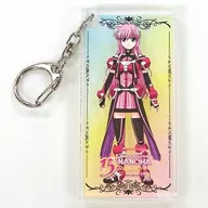 Kirie Florian "Magical Girl Lyrical NANOHA 15 th Anniversary × Beef Bar Beef Son, President Akiba Main Store Collaboration Limited, Original Specially Thick Acrylic Key Holder"