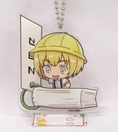 Armin Arlert "Attack on Titan x Kyarabori! Acrylic Stand Key Holder B"