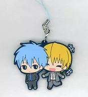 "Kuroko's BASKETBALL Capsule Rubber Mascot OFF SHOT EDITION1" by Tetsuya Kuroko & Ryota Kise