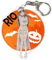 双葉理央(ハロウィンver.) 描き下ろしイラスト BIGアクリルキーホルダー 「青春ブタ野郎はバニーガール先輩の夢を見ない」
