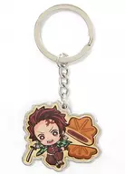 Tanjirō Kamado (manju de momiji) Metal Key Holder "Kimetsu no Yaiba" Limited