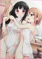 [A la Carte] Tsubaki Matsukawa & Hiyori Ogino A3 microfiber towel drawn by Mr. Hatsuki "Comix Yumeguri Yurimeguri Vol. 2 Gamers limited edition" Bonus included with the towel