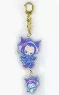 Segawa Onpu & Kuromi Acrylic Key Holder "Magical DoReMi x Sanrio Character Connectors"