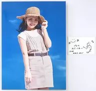 峯吉愛梨沙(STU48) A3メンバー個別写真パネル＆メンバー直筆メッセージカード 「CD 思い出せる恋をしよう(劇場盤) A3メンバー個別写真パネル付きセット」