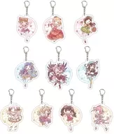 10 types set "idol Master Cinderella Girls' Acrylic Key Holder 03. Graph Art Design 3rd edition"