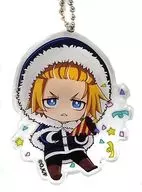 Arthur Boyle "Fire Force x Karaoke Manekineko Mini Character Acrylic Key Holder Christmas Ver."