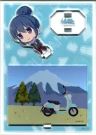 Shima Rin Acril Character Plate Petit "Yurukan △ Pop-up Shop Amiami Kogen Campground"