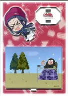 Chiaki Ogaki & Minami Toba-Acrylic Character Plate Puchi "Laid-Back Camp△ Pop-up Shop Amiami Kogen Campground"