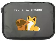 Tanuki & Kitsune 10 Pocket Organizing Pouch (w / Mesh Pouch) "Tanuki and Kitsune" Tanuki and Kitsune 10 Pocket Organizing Pouch BOOK Appendix