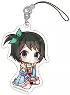 Eniwa Airi 「 CUE! Petanko Trading Acrylic Strap Flower & Bird 」