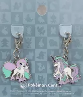 G077. ガラルポニータ &G078. ガラルギャロップ All Japan Metal Charm (2 pieces set) "Pocket Monsters" Pokemon Center only