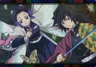 Giyu Tomioka & Kocho Shinobu Metallic Art Panel "Ichiban KUJI Demon Slayer: Kimetsu no Yaiba ~ Koshi ~ Become a Stronger Blade Than Anyone" H Prize