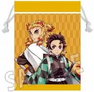 P. Kyojuro Rengoku & Tanjiro Kamado drawstring bag' Demon Slayer: Kimetsu no Yaiba'