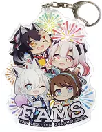 [A la Carte] FAMS acrylic key holder "Virtual YouTuber Hololive FAMS FAN MEETING ~ Our summer vacation extension game ~" Advance ticket privilege with goods