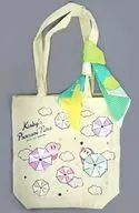 "Hoshi-no Kirby" Tote Bag w / Ozora Sanpo (White) Bandana