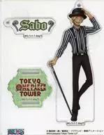 Sabot Fourth Anniversary Acrílico Stand Charm "tóquio ONE PIECE TOWER" Mugiwara Store Tonga Restore limited
