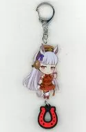 Goldship Acrylic Key Holder with Rubber Horseshoe "Uma Musume Pretty Derby" C91 Goods