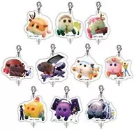 10-Type Set "PUI PUI Molcar Connected Acrylic Charm"