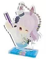 Bull McQueen "CharaDri! Uma Musume Pretty Derby Season 2 ×COLLABO CAFE HONPO Mini Character Acrylic Stand Key Holder"