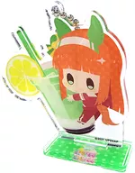 Silence Suzuka 「 CharaDri! Uma Musume Pretty Derby Season 2 ×COLLABO CAFE HONPO Mini Character Acrylic Stand Key Holder 」