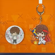 Nobuhiko Okamoto Acrylic Key Holder & metal badge Set "Kiramune Presents Fan×Fun Time 2021"