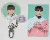 約翰MINI IMAGE PICKET KEYRING(迷你團扇鑰匙圈)"2020 SVT 4 th FAN MEETING SEVENTEEN in CARAT LAND>