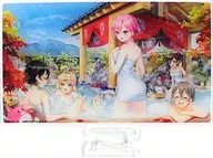 Event Visual Hakuneko Onsen Monogatari Acrylic Panel "Hakuneko Project × Seibu-Chichibu Ekimae Onsen Matsurinoyu"