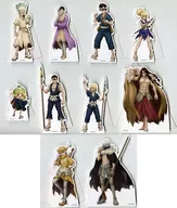 All 10 kinds set mini panel "Dr. STONE×PRINCESS CAFE" cafe limited KUJI 4 etc.